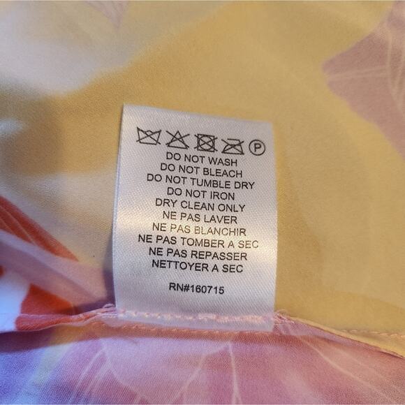 Retrofete Valo Mini Dress in Botanical Floral Halter Size Large Silk NWT - Picture 12 of 12